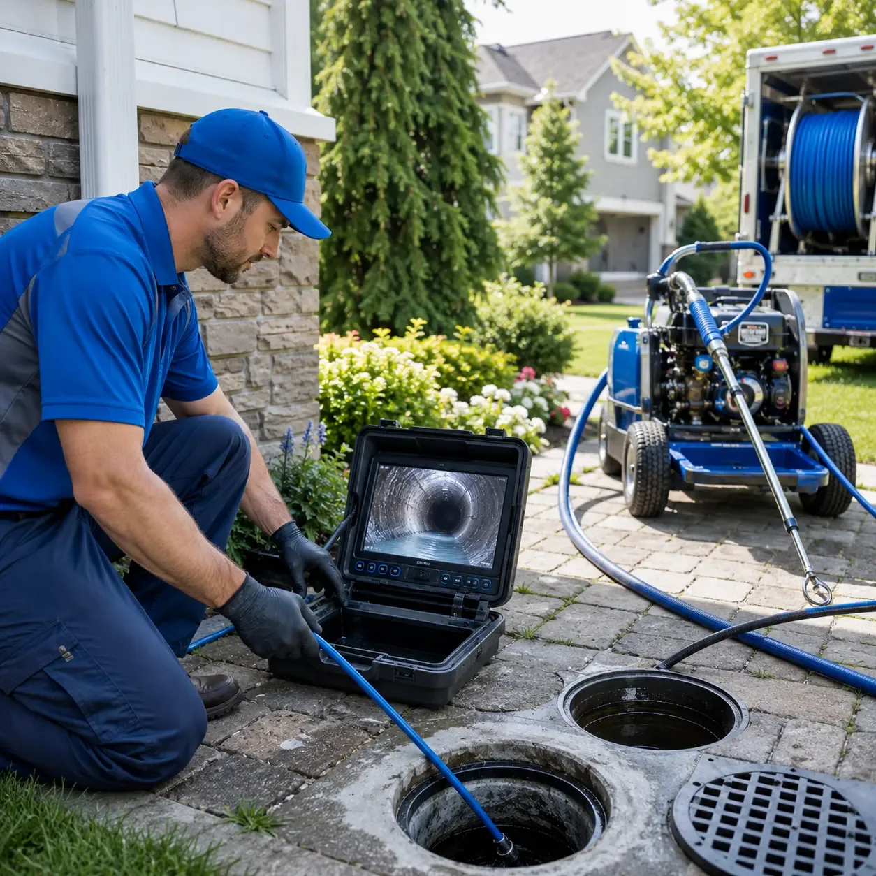 Outdoor drain cleaning professionals serving Kemp, TX